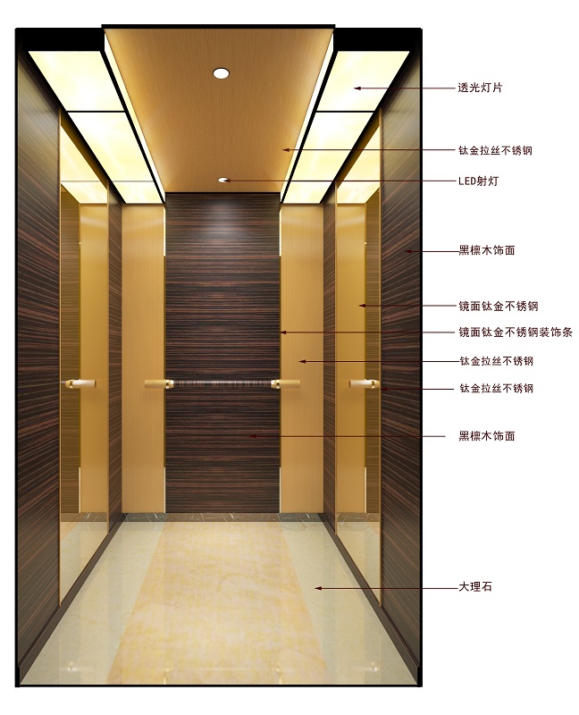電梯裝飾效果圖
